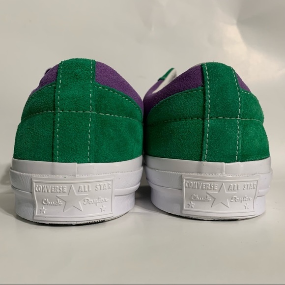 Converse Golf Le Fleur Ox Purple Green 162128C Sneakers Men’s Size 12 - Picture 6 of 11
